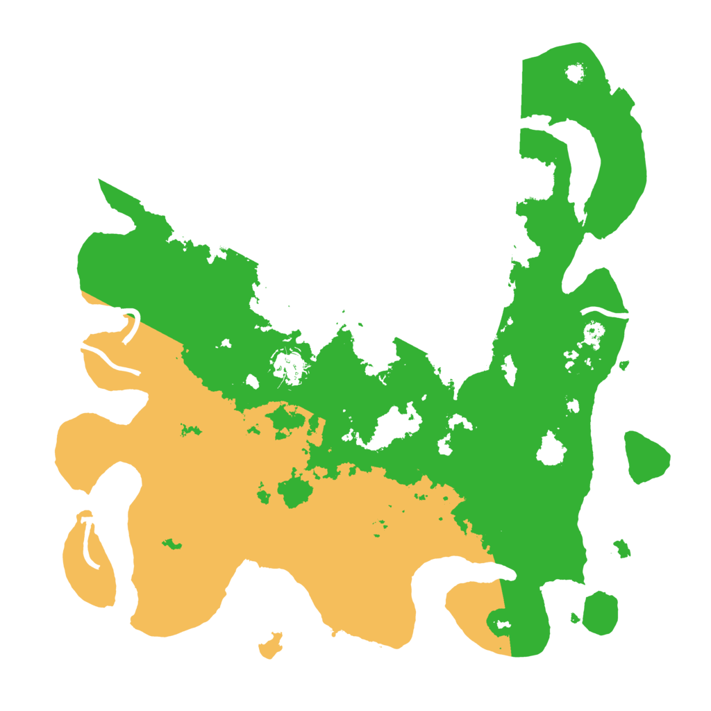 Biome Rust Map: Procedural Map, Size: 3500, Seed: 76820877