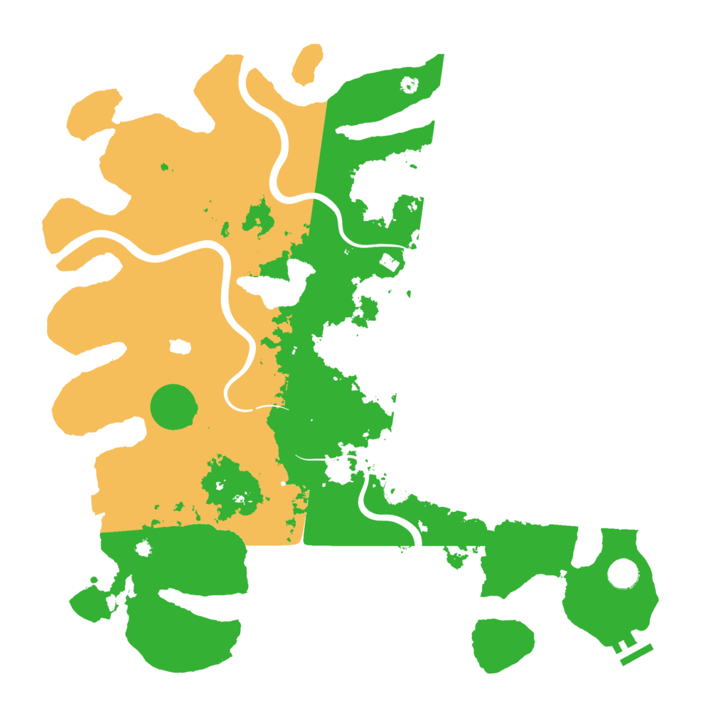 Biome Rust Map: Procedural Map, Size: 4200, Seed: 475298037
