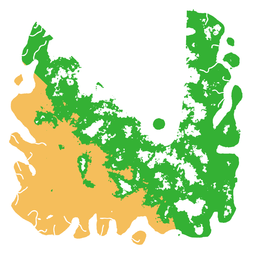 Biome Rust Map: Procedural Map, Size: 6000, Seed: 1773450482