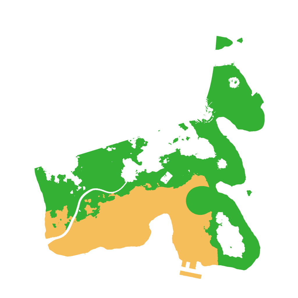 Biome Rust Map: Procedural Map, Size: 2769, Seed: 4201