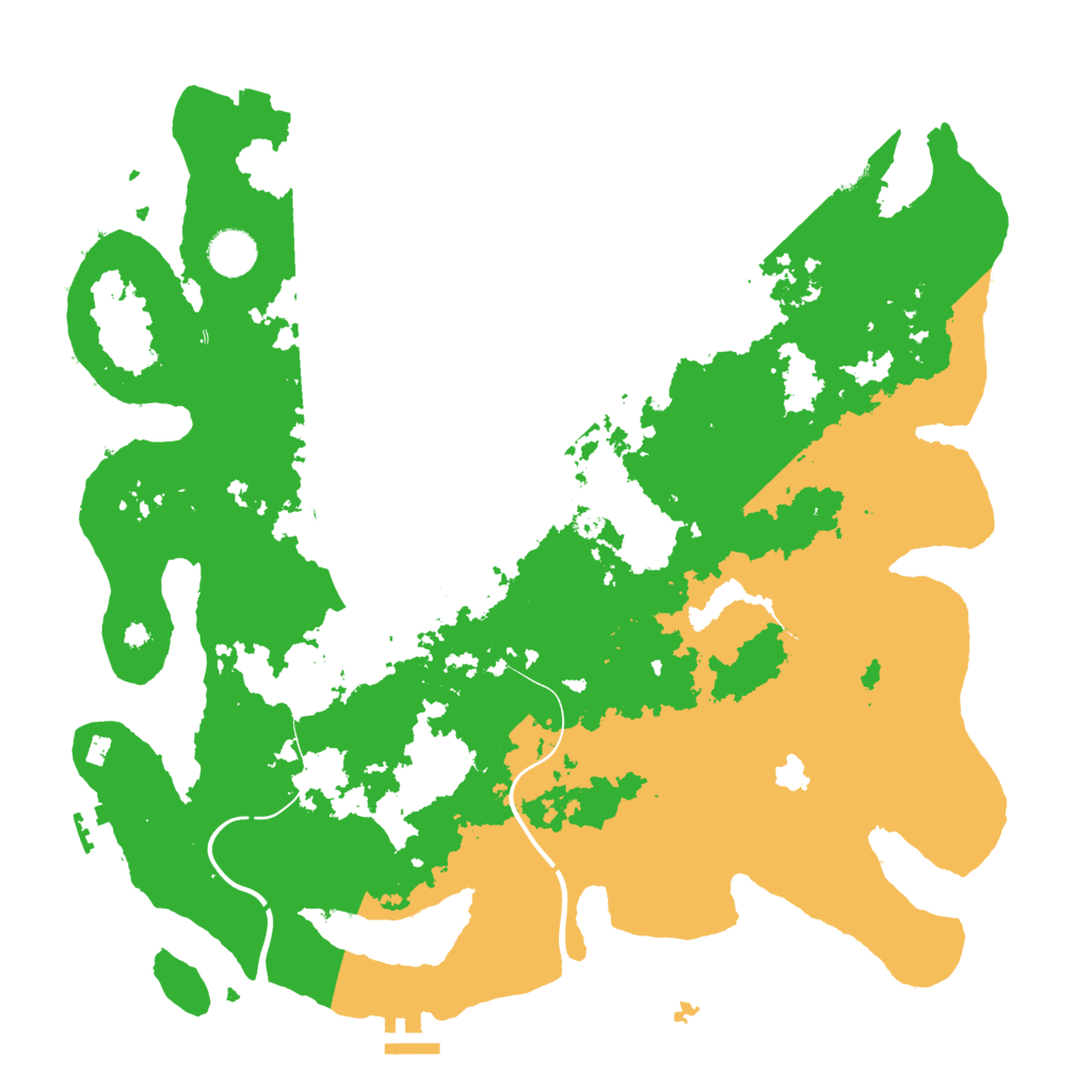Biome Rust Map: Procedural Map, Size: 4000, Seed: 1126111093