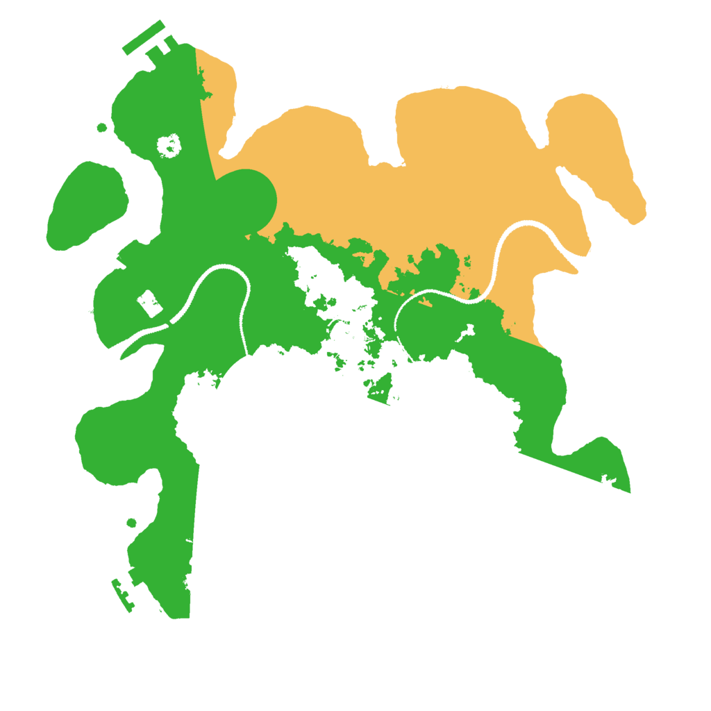 Biome Rust Map: Procedural Map, Size: 3000, Seed: 1442006037