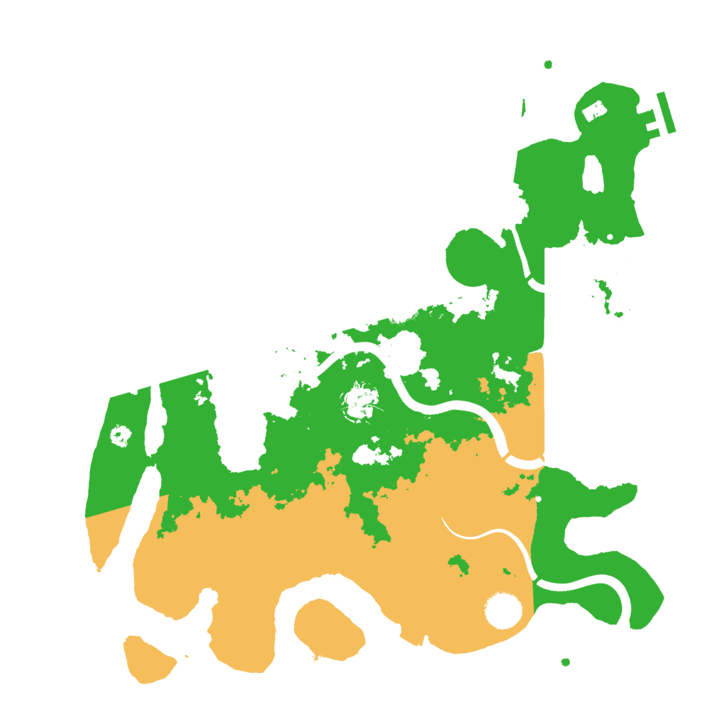 Biome Rust Map: Procedural Map, Size: 3500, Seed: 1658038517