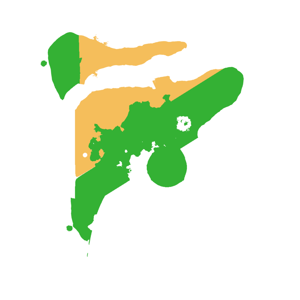 Biome Rust Map: Procedural Map, Size: 2000, Seed: 48627474