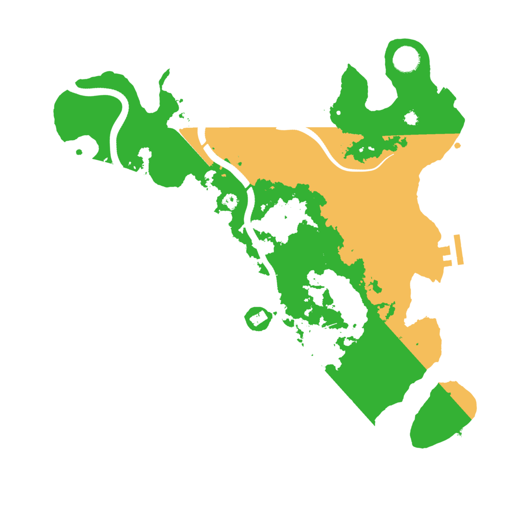 Biome Rust Map: Procedural Map, Size: 3400, Seed: 7020043