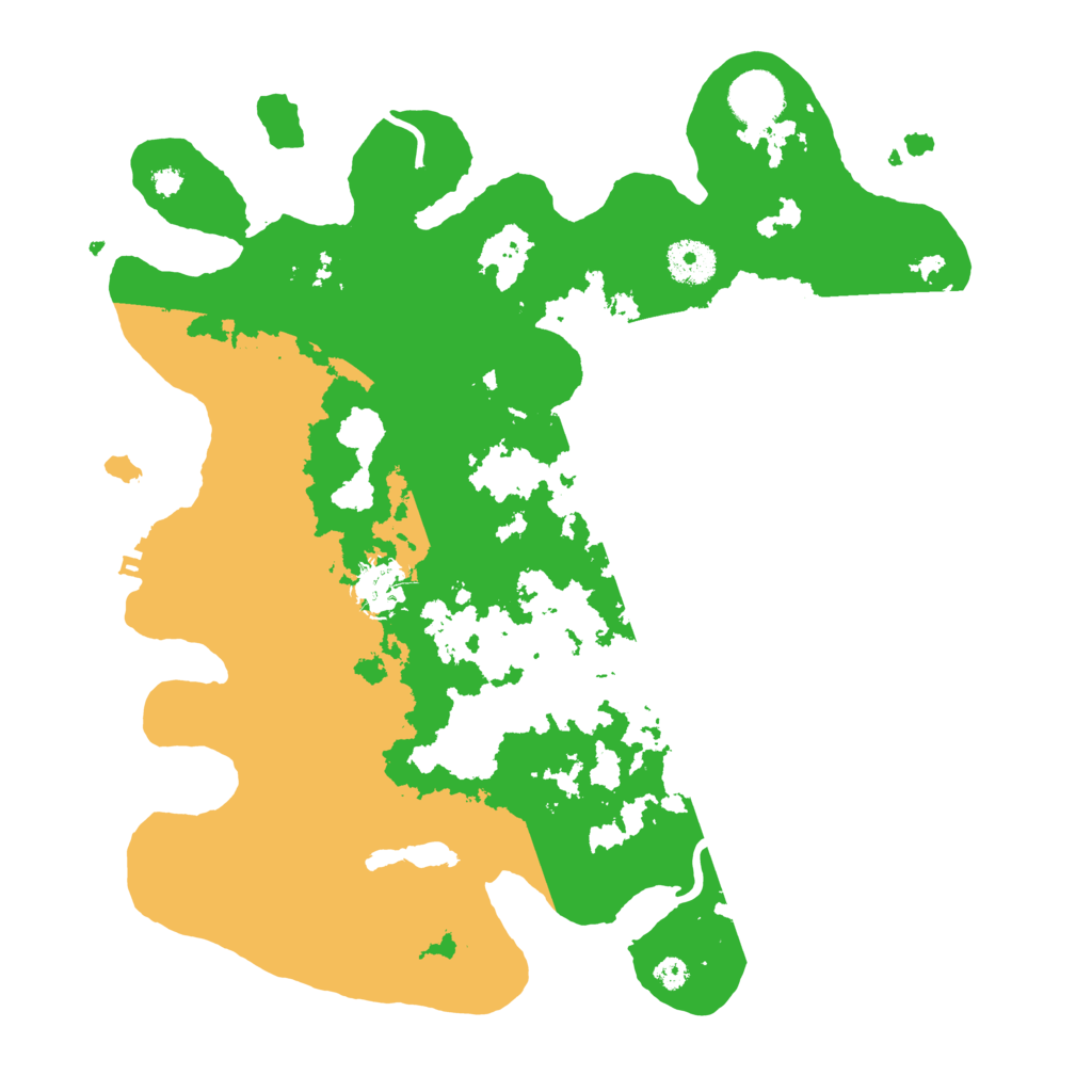 Biome Rust Map: Procedural Map, Size: 3500, Seed: 170334
