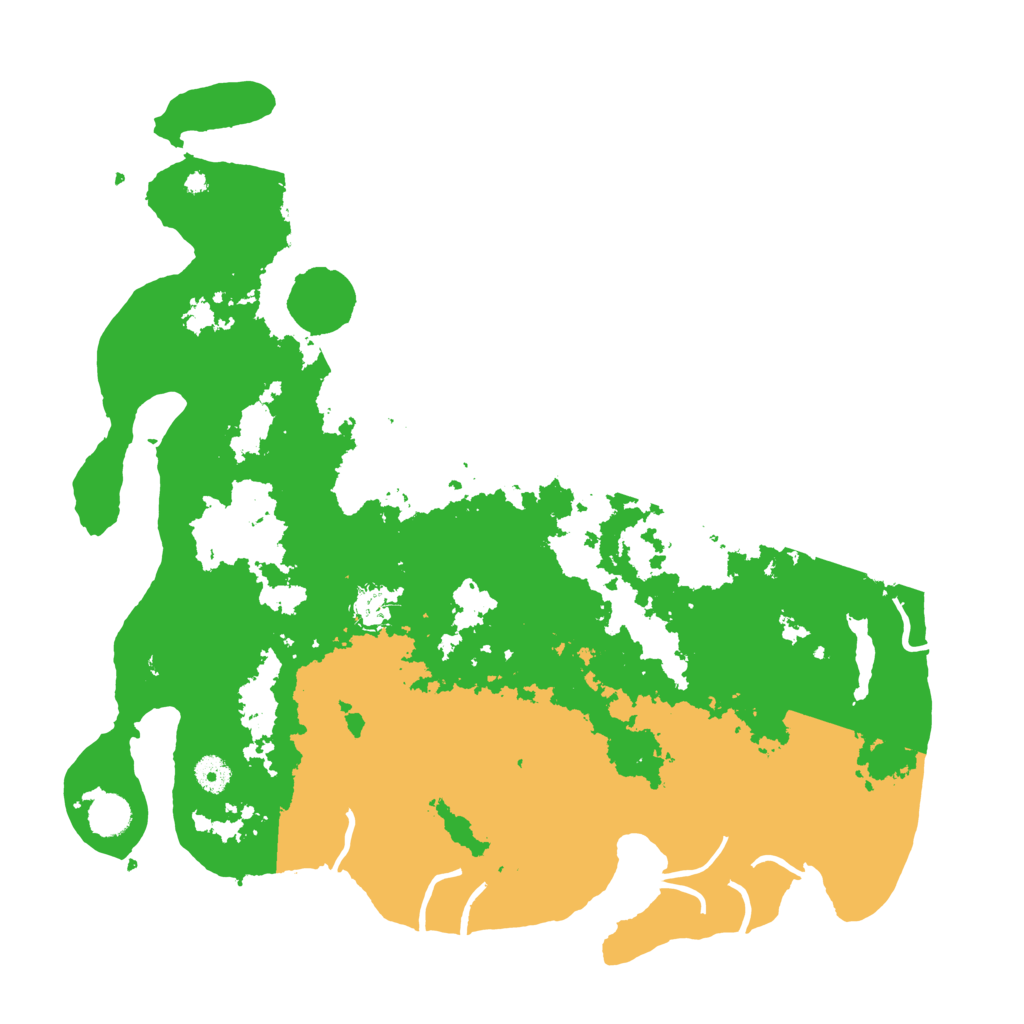 Biome Rust Map: Procedural Map, Size: 4300, Seed: 90454305