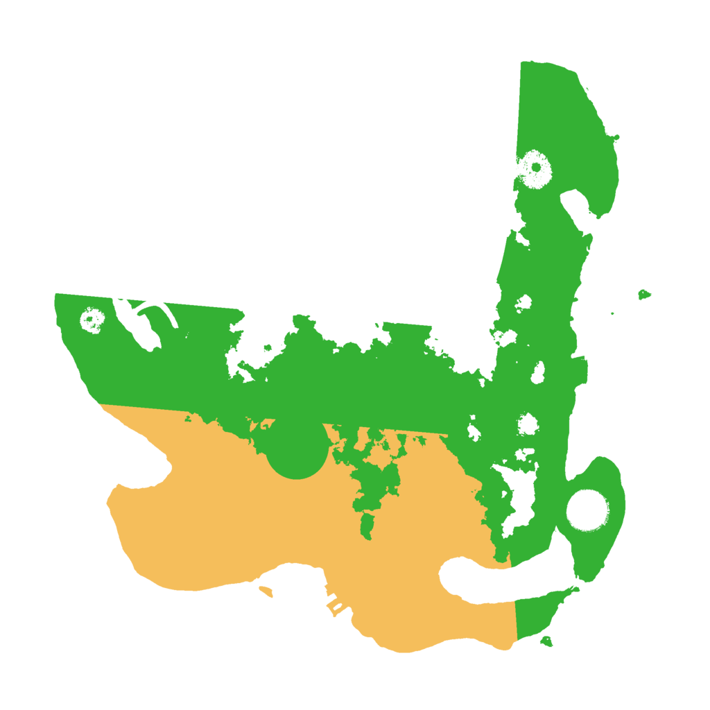Biome Rust Map: Procedural Map, Size: 3000, Seed: 436518