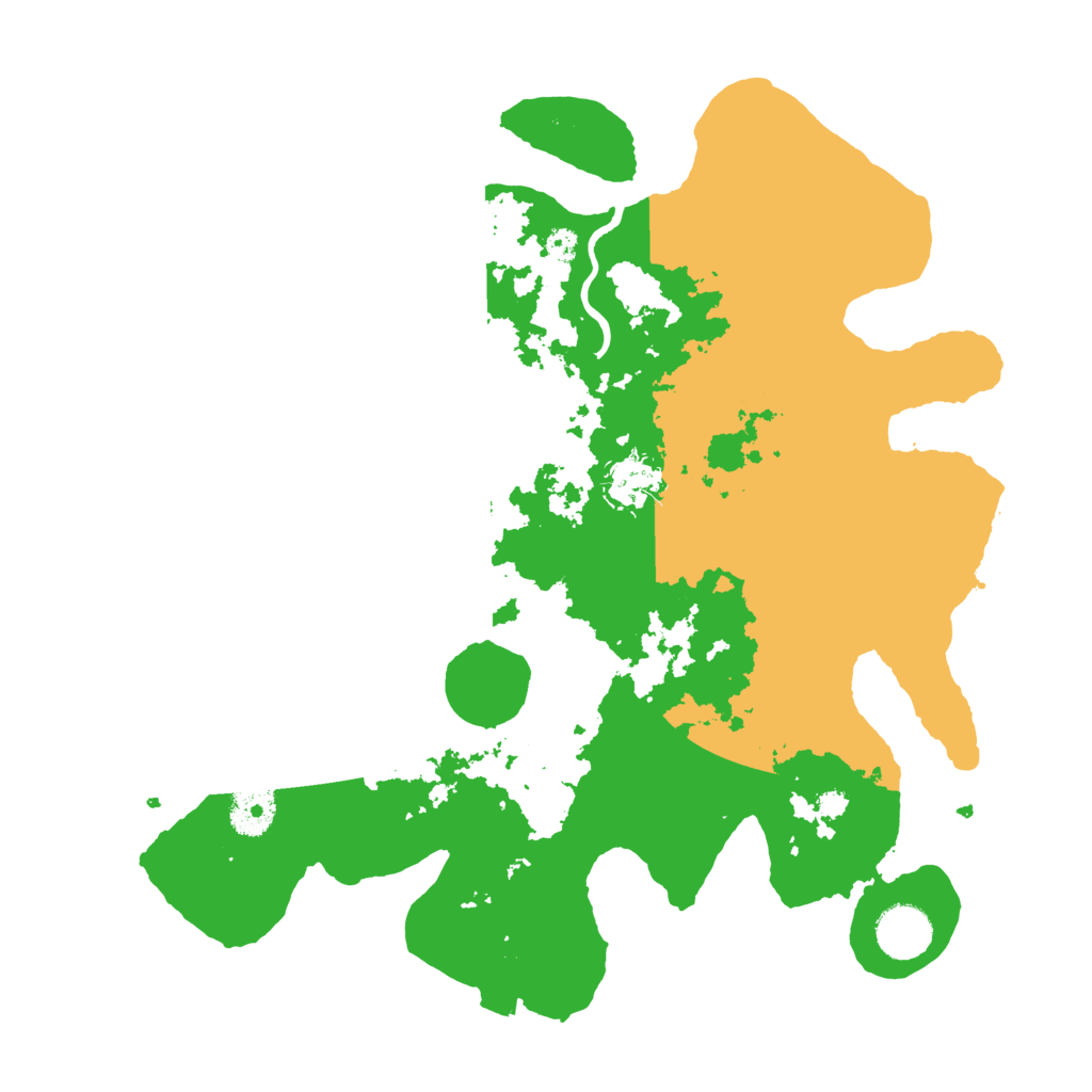 Biome Rust Map: Procedural Map, Size: 3500, Seed: 965726185
