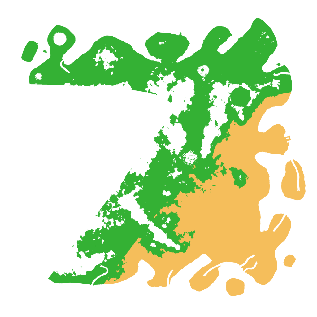 Biome Rust Map: Procedural Map, Size: 4300, Seed: 47910516