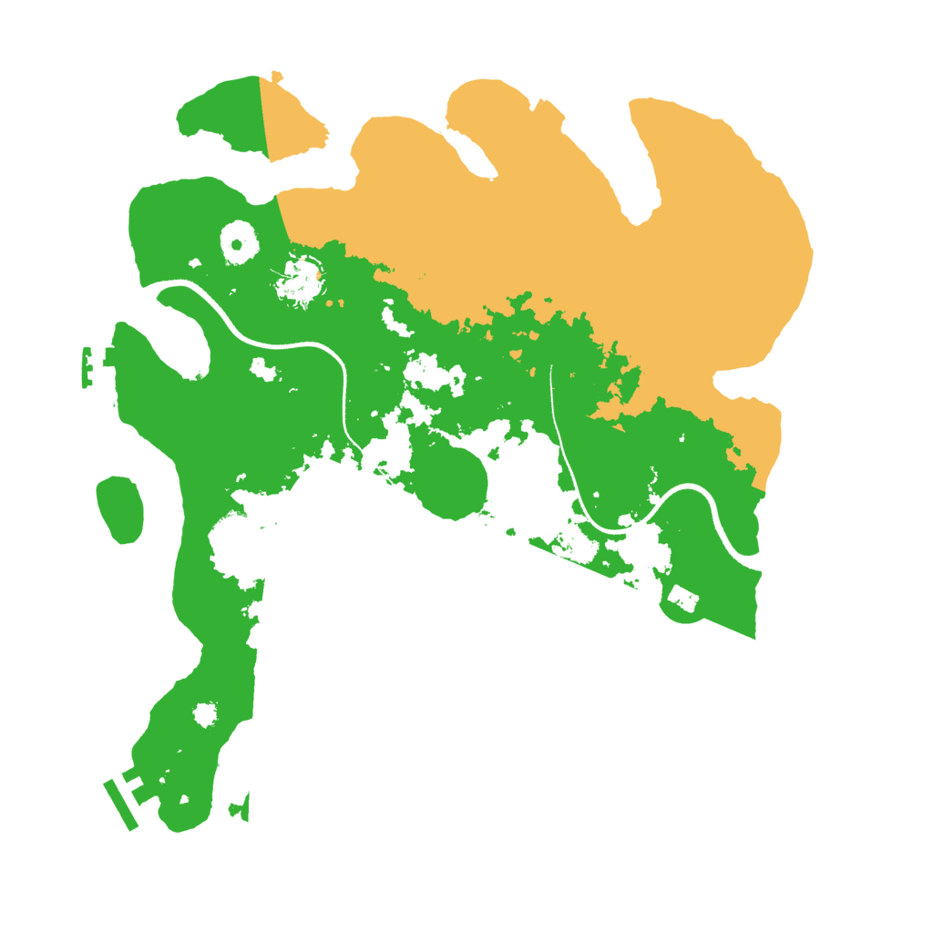 Biome Rust Map: Procedural Map, Size: 3450, Seed: 20645751