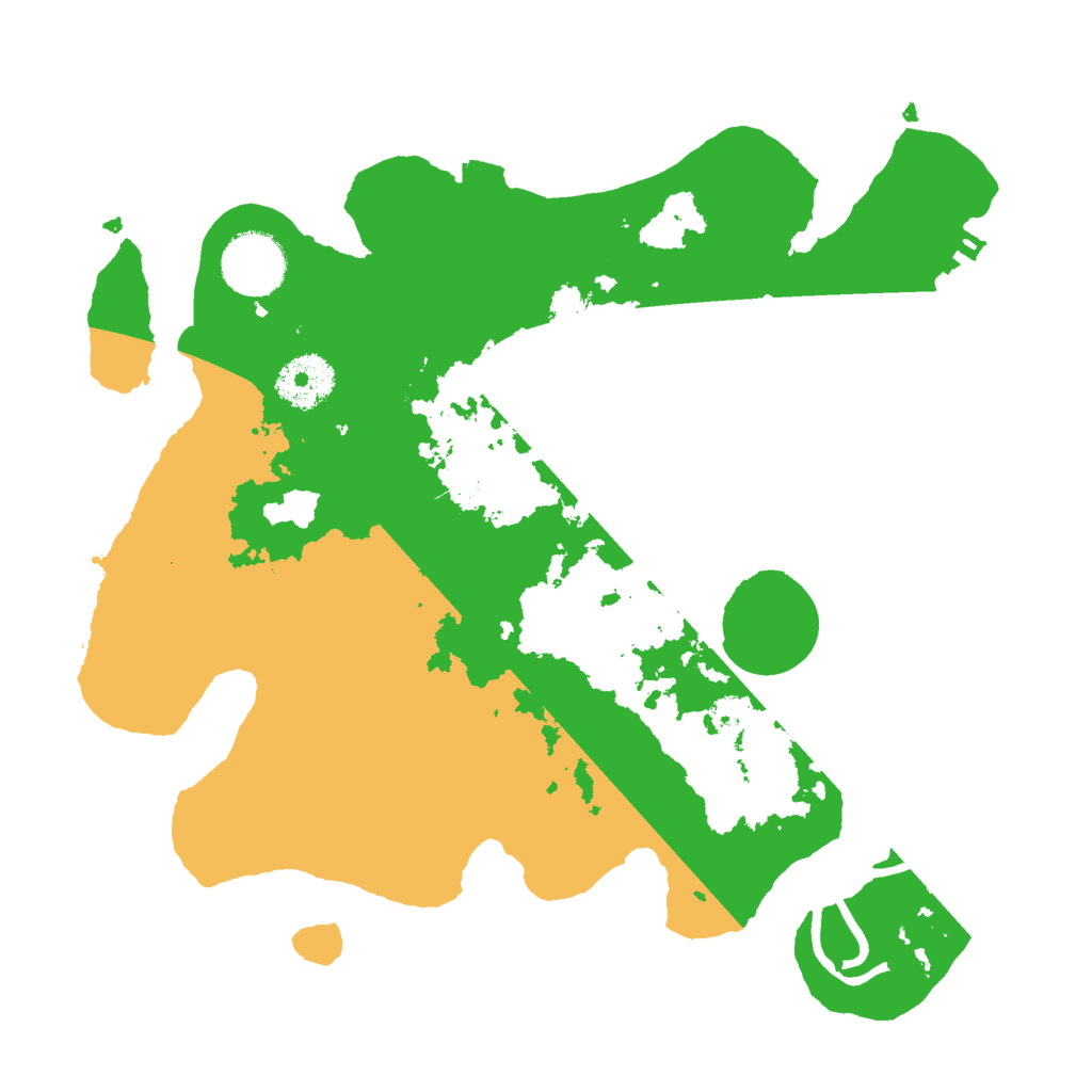 Biome Rust Map: Procedural Map, Size: 3000, Seed: 1225966362