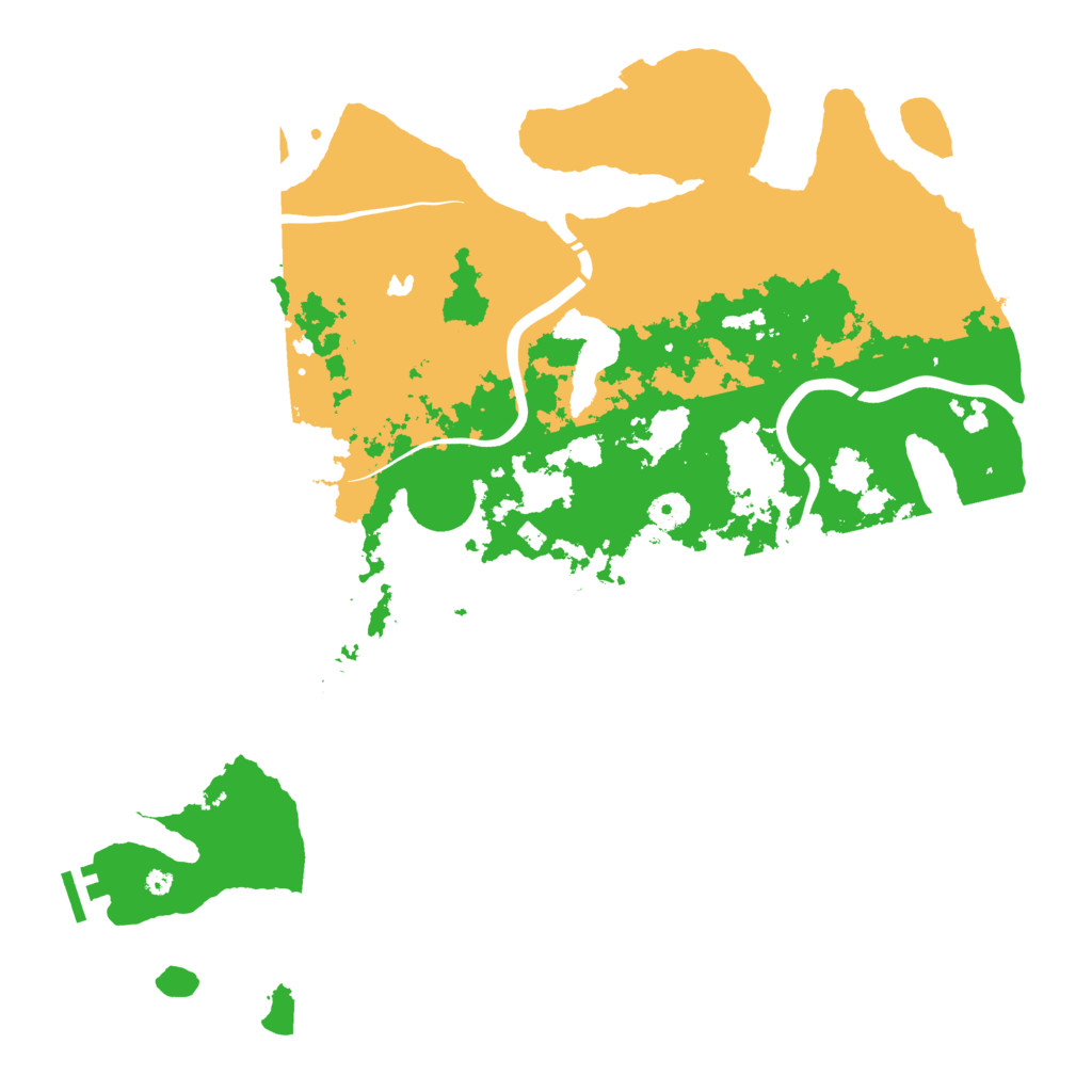 Biome Rust Map: Procedural Map, Size: 4250, Seed: 385528844