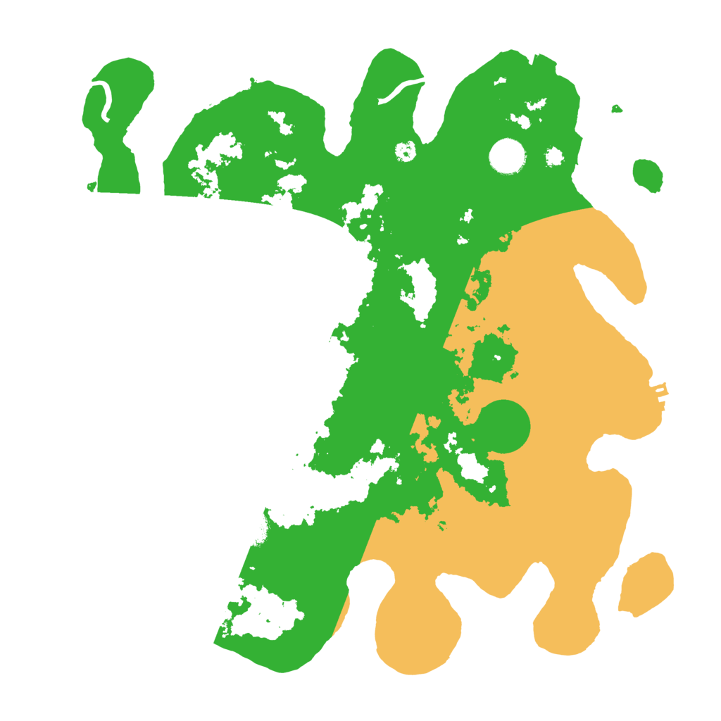 Biome Rust Map: Procedural Map, Size: 3550, Seed: 64081747