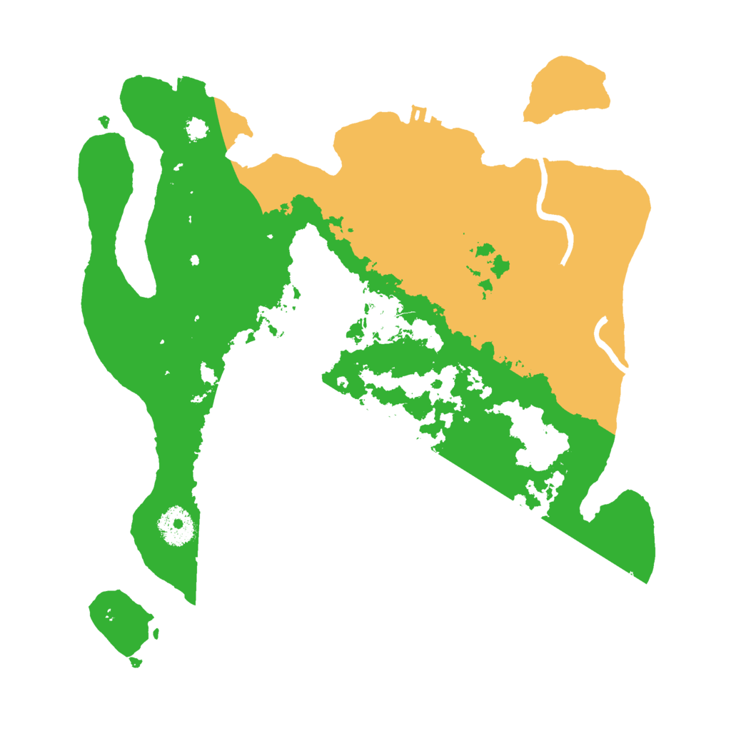 Biome Rust Map: Procedural Map, Size: 3000, Seed: 1022