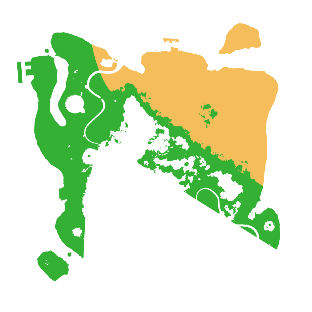 Biome Rust Map: Procedural Map, Size: 3000, Seed: 1022