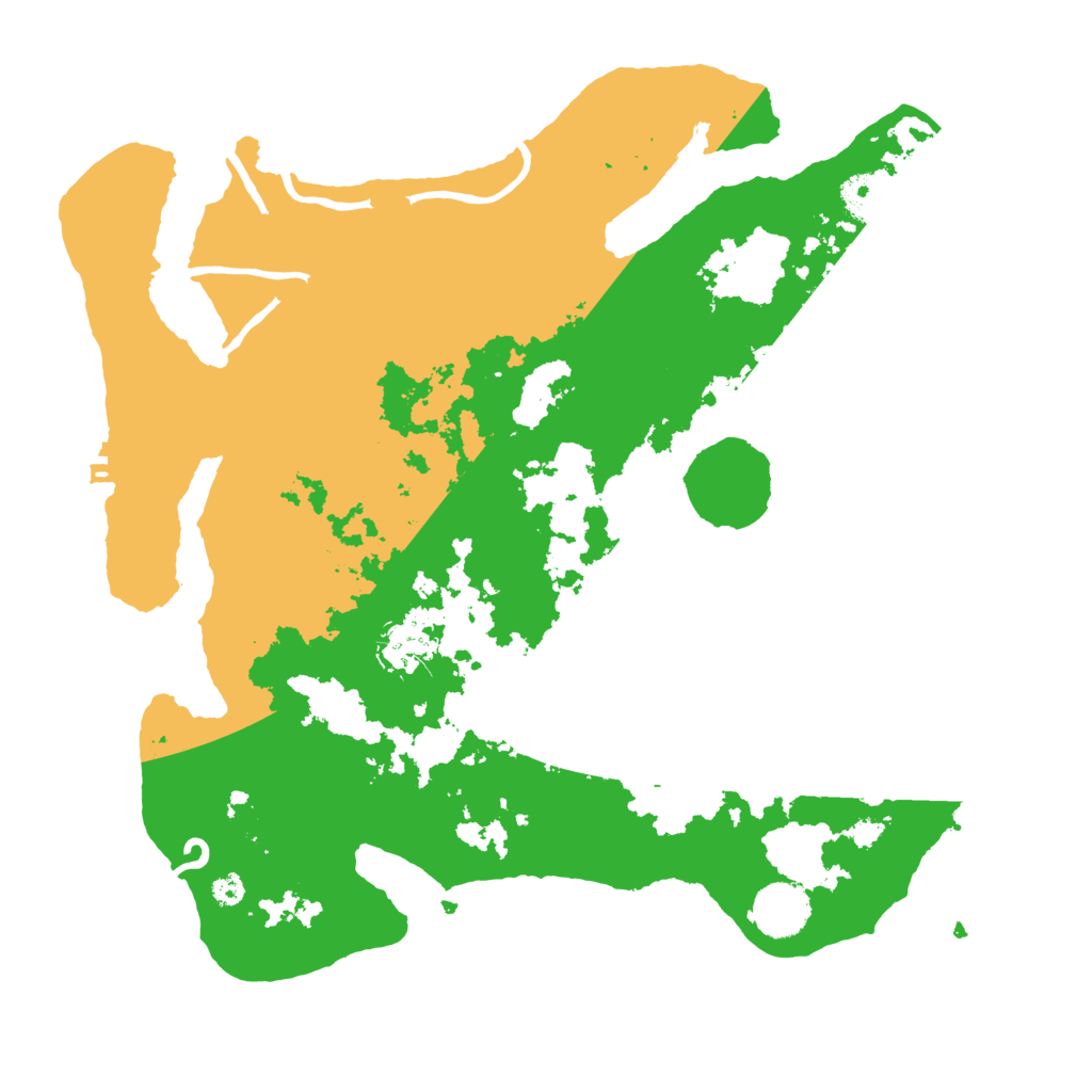 Biome Rust Map: Procedural Map, Size: 3500, Seed: 92734256