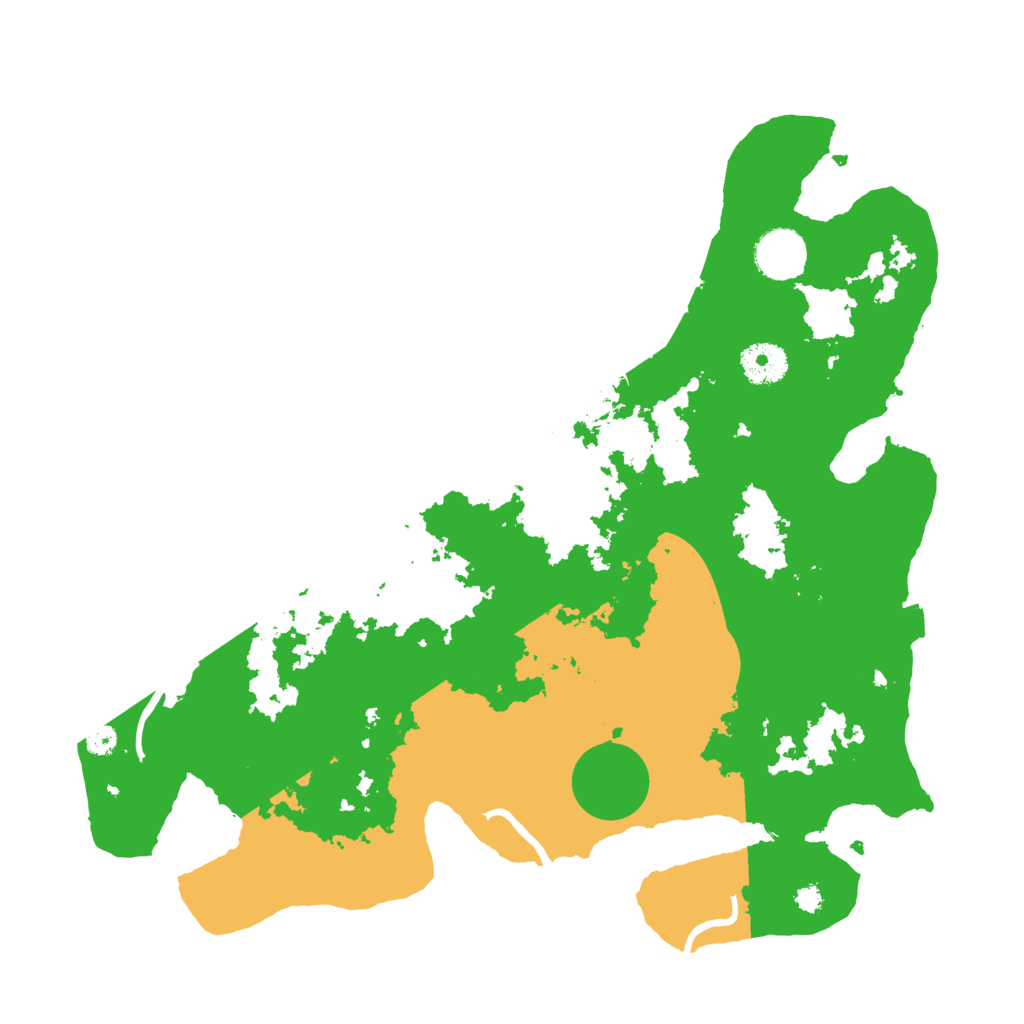 Biome Rust Map: Procedural Map, Size: 3500, Seed: 368122767