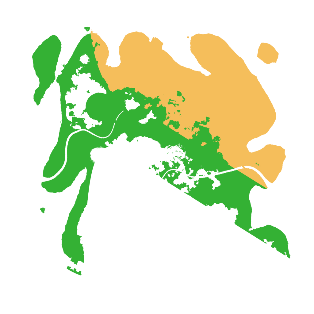 Biome Rust Map: Procedural Map, Size: 3000, Seed: 1113559374