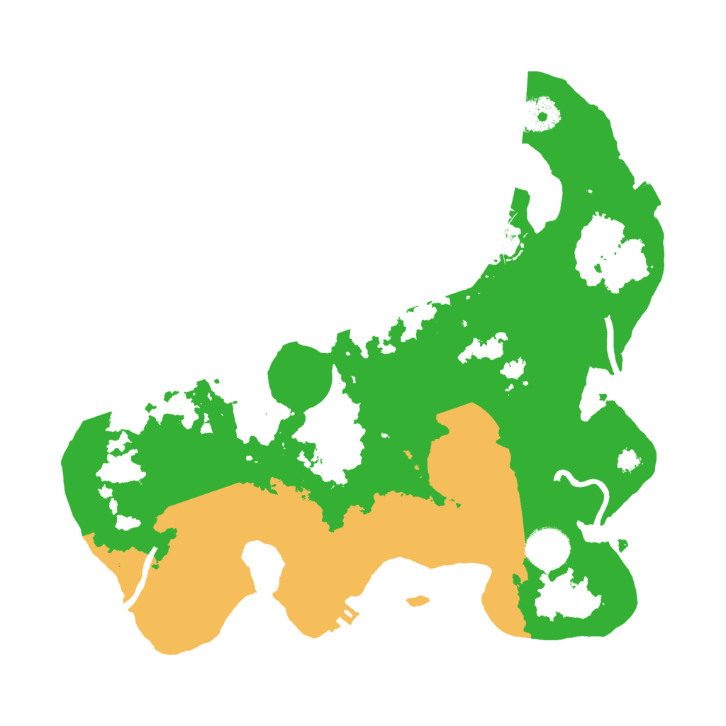 Biome Rust Map: Procedural Map, Size: 3000, Seed: 29360