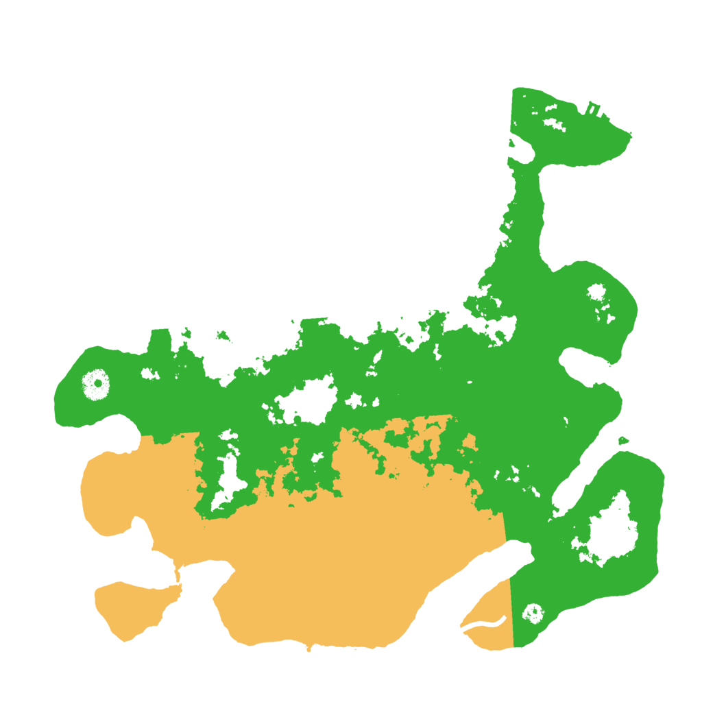 Biome Rust Map: Procedural Map, Size: 3600, Seed: 3211561