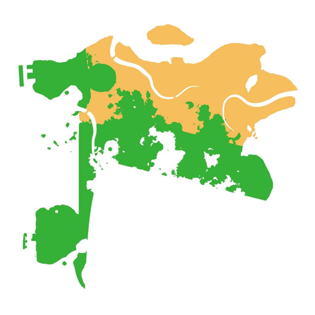 Biome Rust Map: Procedural Map, Size: 3000, Seed: 1788362637