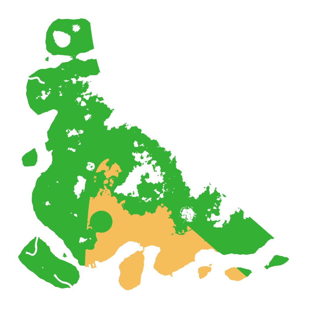 Biome Rust Map: Procedural Map, Size: 3800, Seed: 26137350