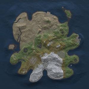 Thumbnail Rust Map: Procedural Map, Size: 2900, Seed: 200599399, 12 Monuments
