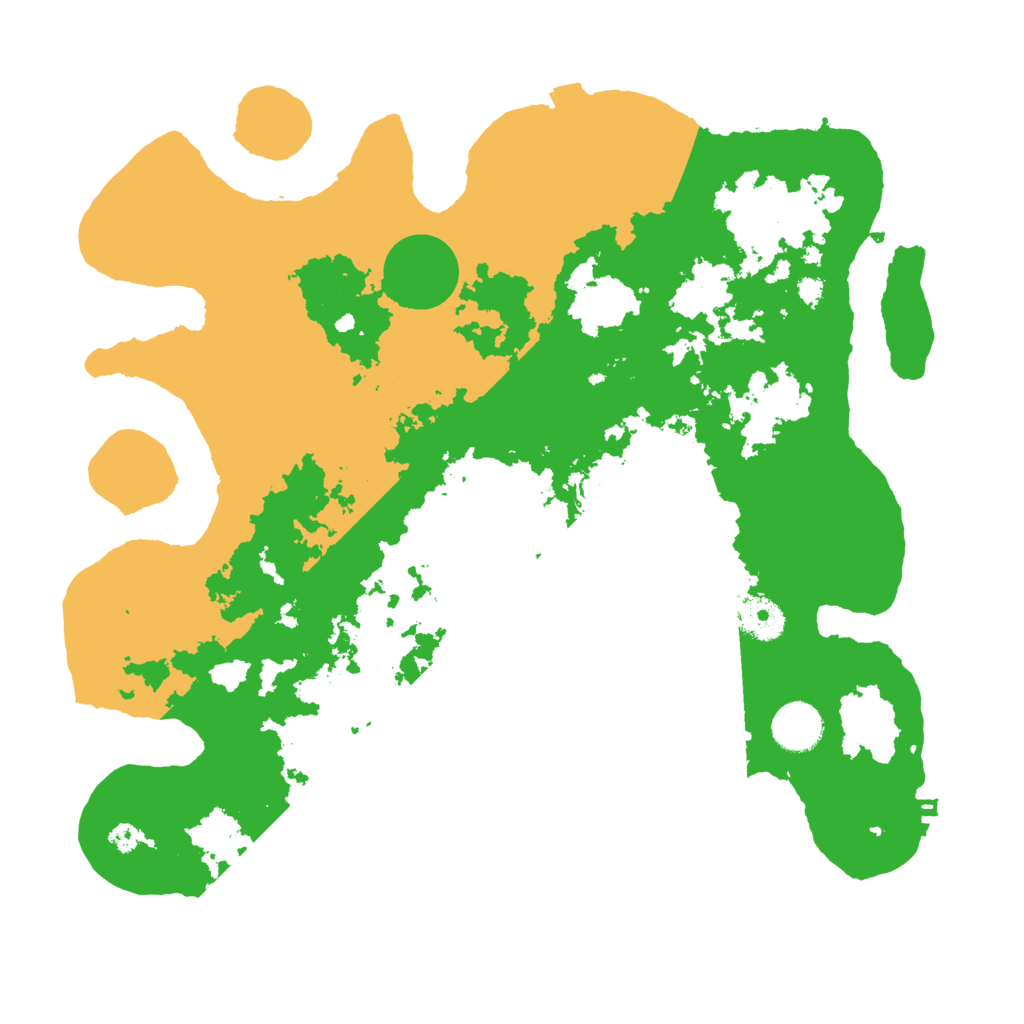 Biome Rust Map: Procedural Map, Size: 3600, Seed: 96960755