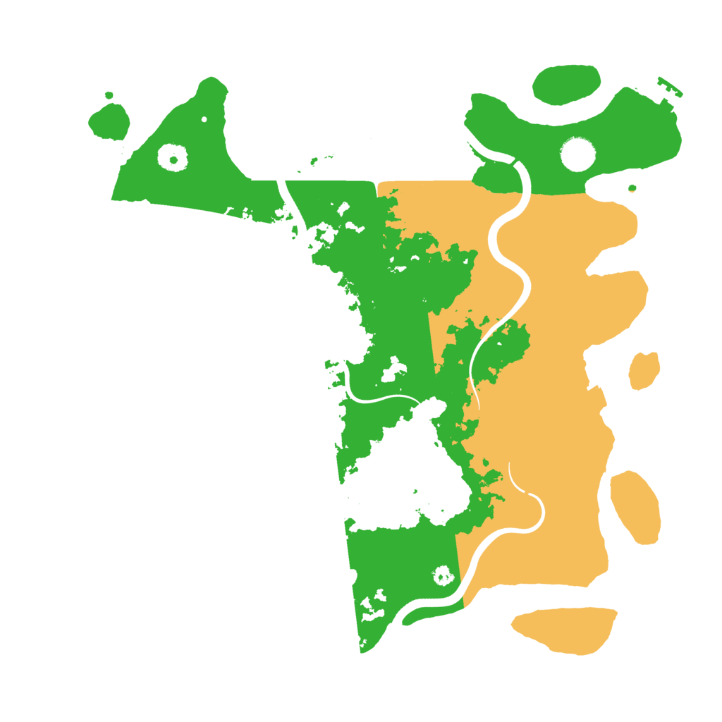 Biome Rust Map: Procedural Map, Size: 3700, Seed: 22231856