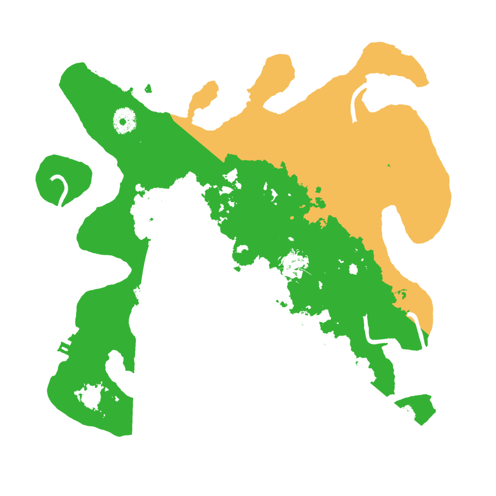 Biome Rust Map: Procedural Map, Size: 3000, Seed: 23305