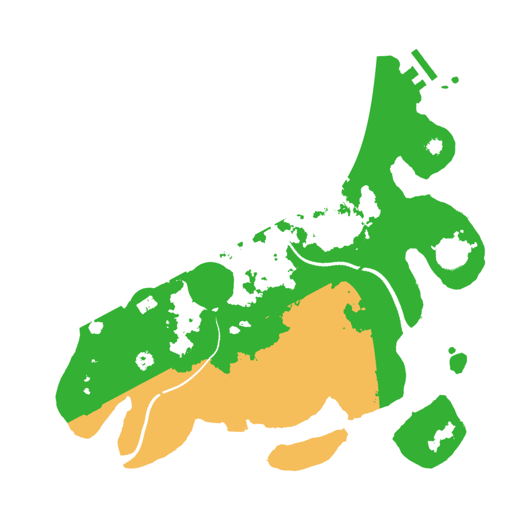 Biome Rust Map: Procedural Map, Size: 3000, Seed: 1553107803