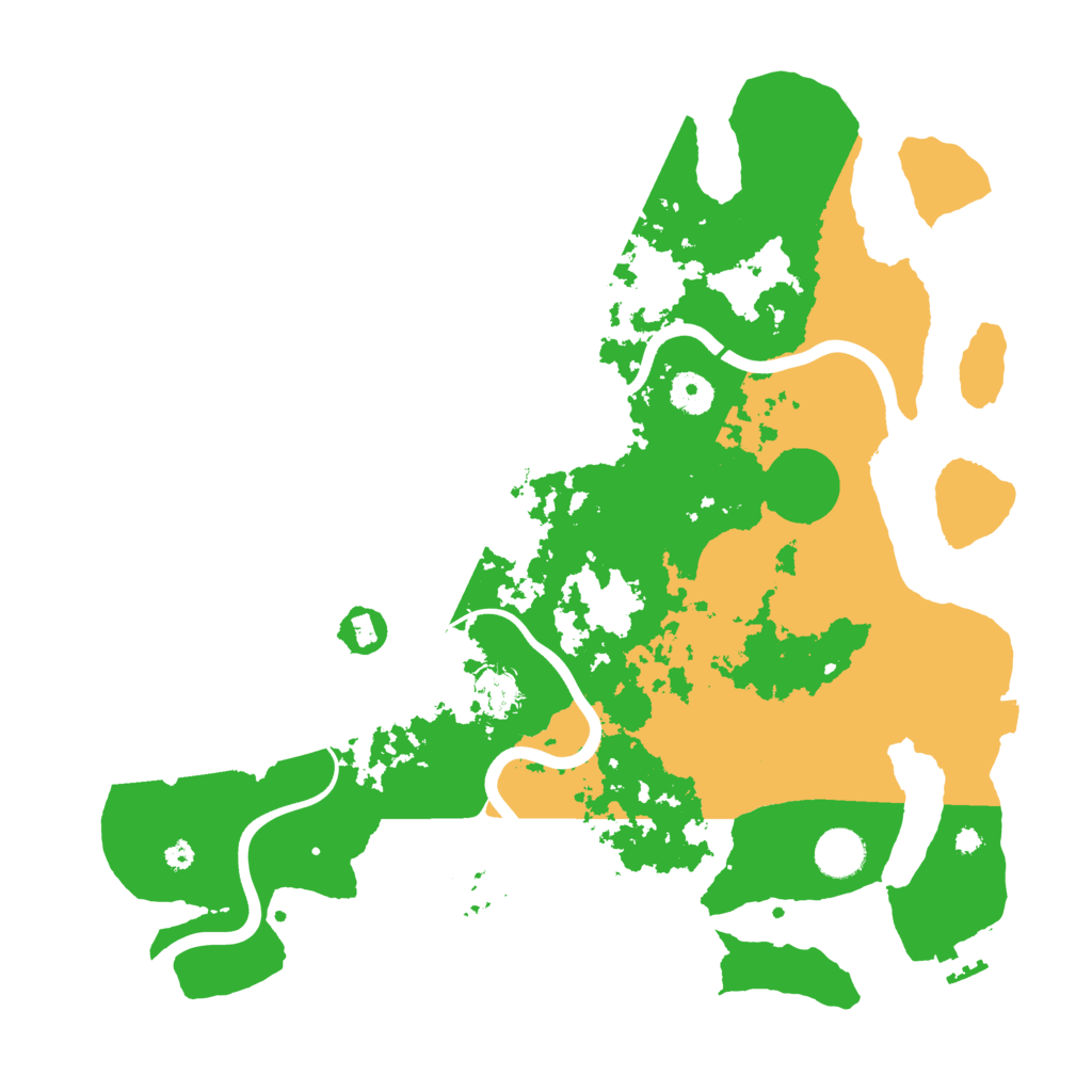 Biome Rust Map: Procedural Map, Size: 3850, Seed: 11595733