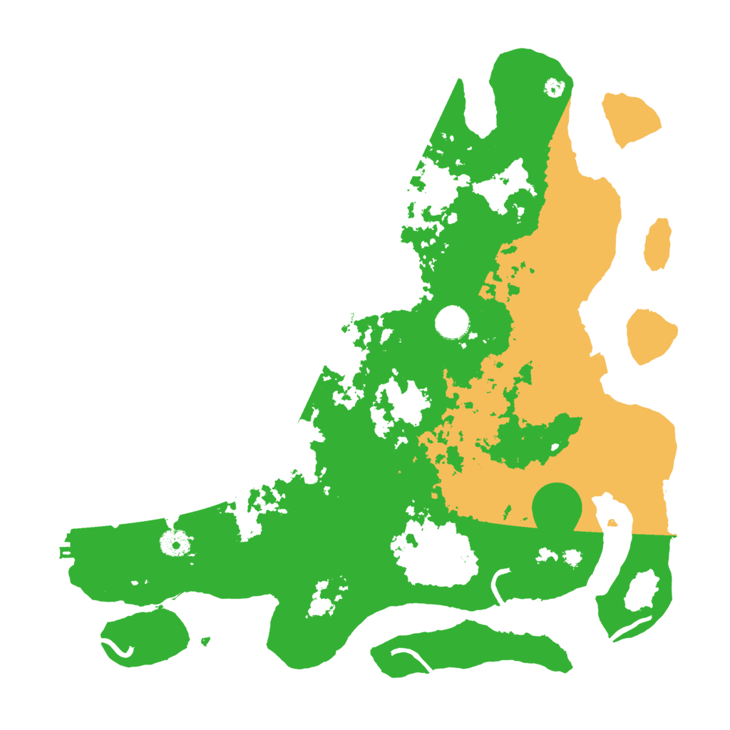Biome Rust Map: Procedural Map, Size: 3850, Seed: 11595733
