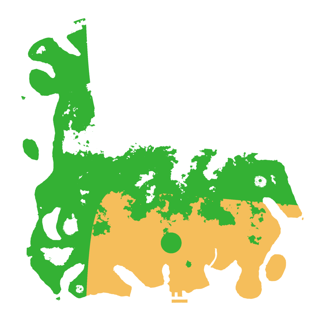 Biome Rust Map: Procedural Map, Size: 4100, Seed: 50680429