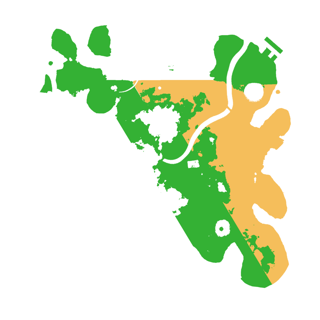 Biome Rust Map: Procedural Map, Size: 3000, Seed: 3794015