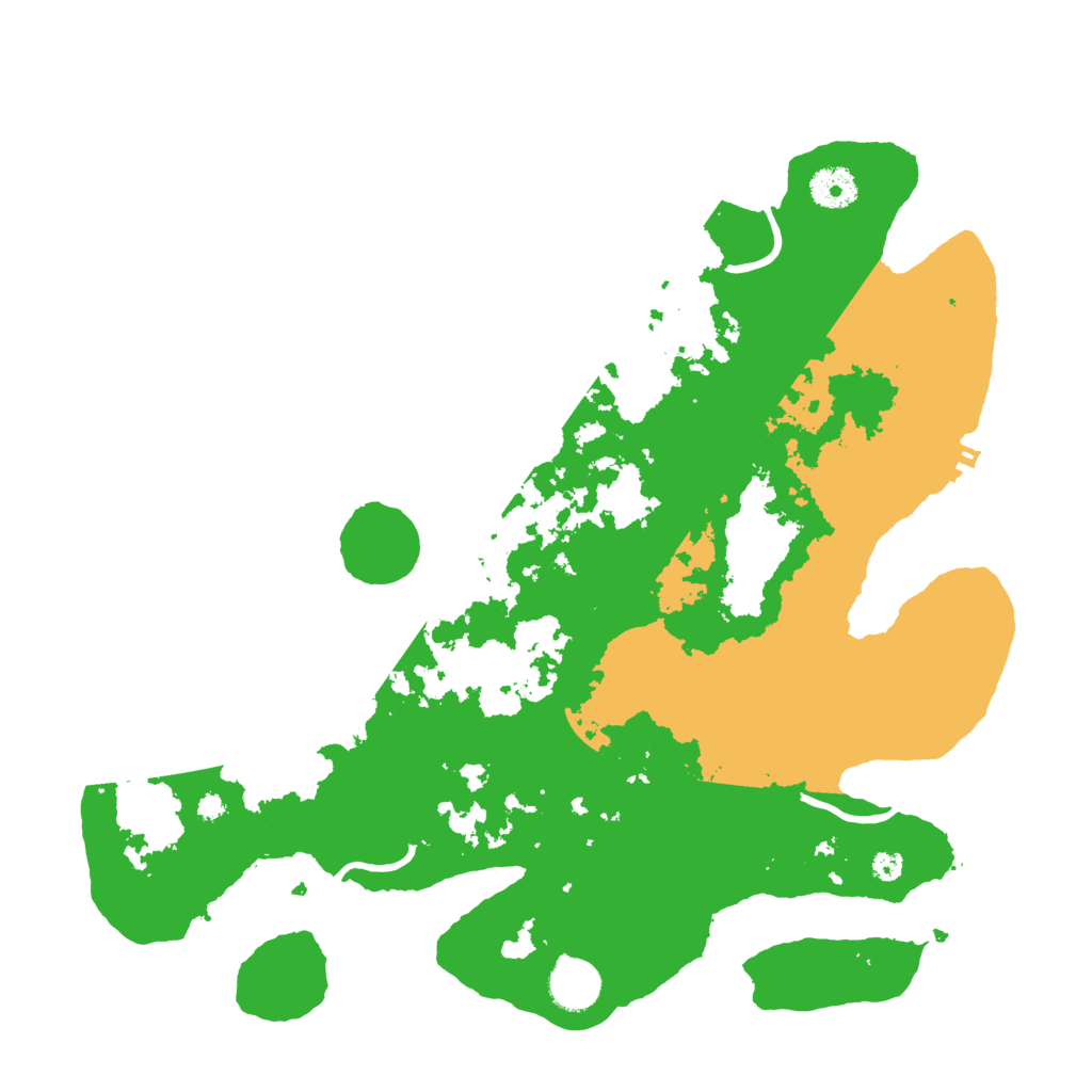 Biome Rust Map: Procedural Map, Size: 3700, Seed: 89661102