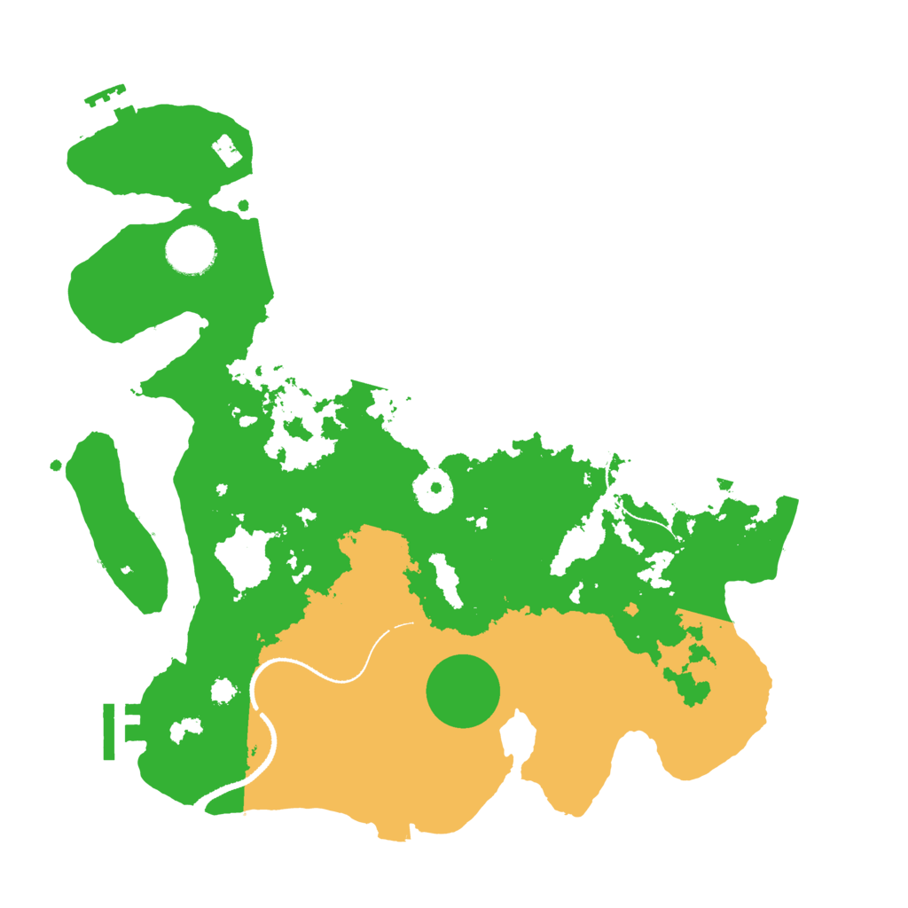 Biome Rust Map: Procedural Map, Size: 3250, Seed: 122