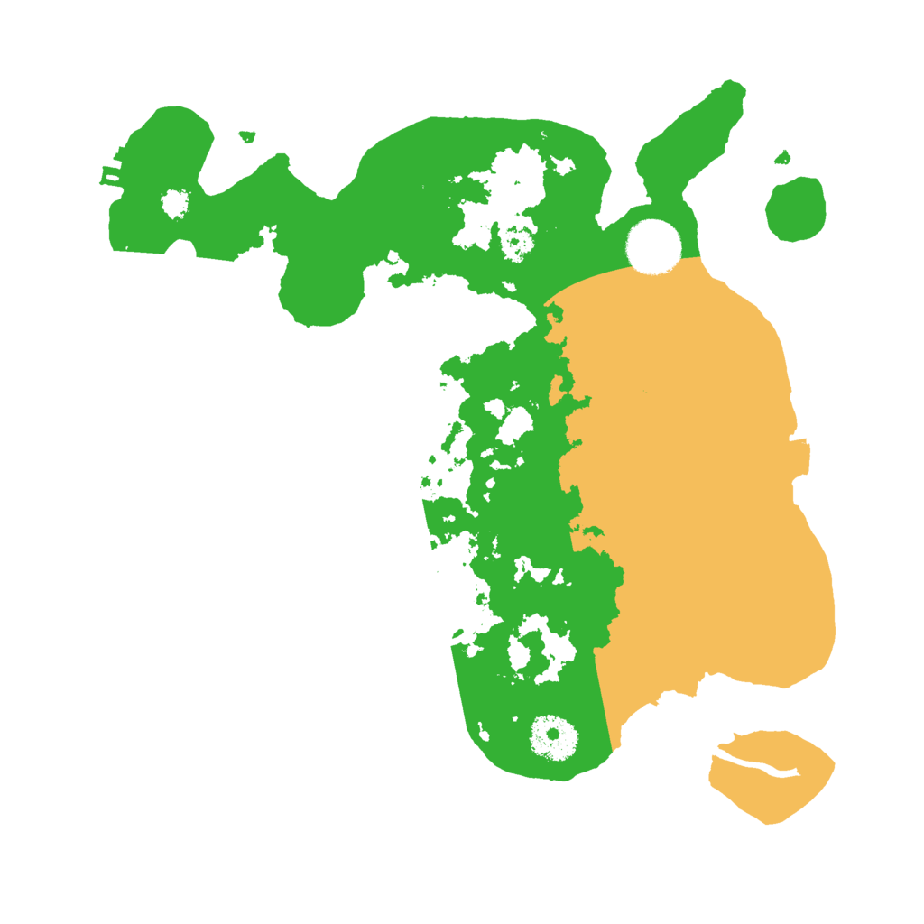 Biome Rust Map: Procedural Map, Size: 3000, Seed: 1516627737