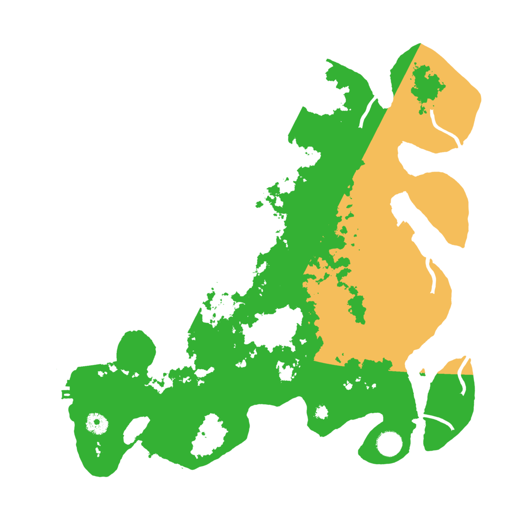 Biome Rust Map: Procedural Map, Size: 3550, Seed: 16246723