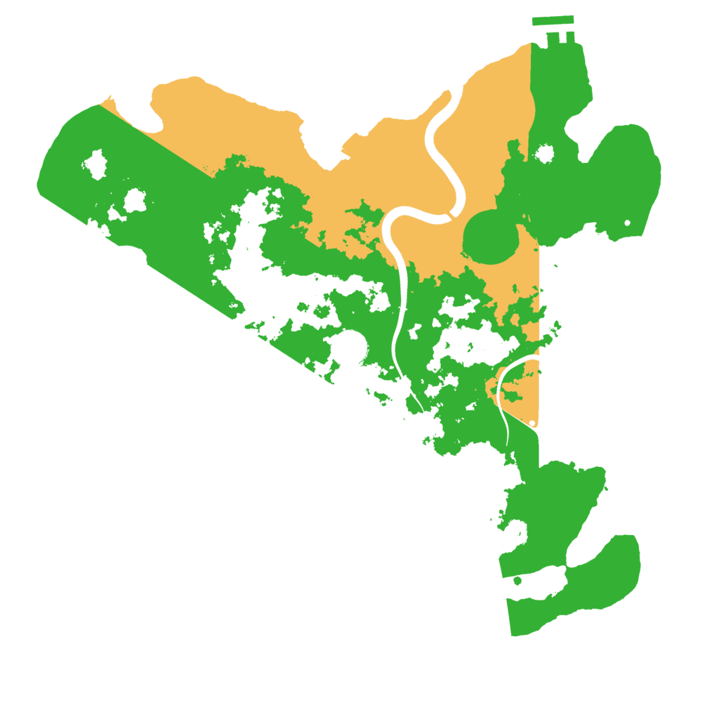 Biome Rust Map: Procedural Map, Size: 3500, Seed: 1462658619