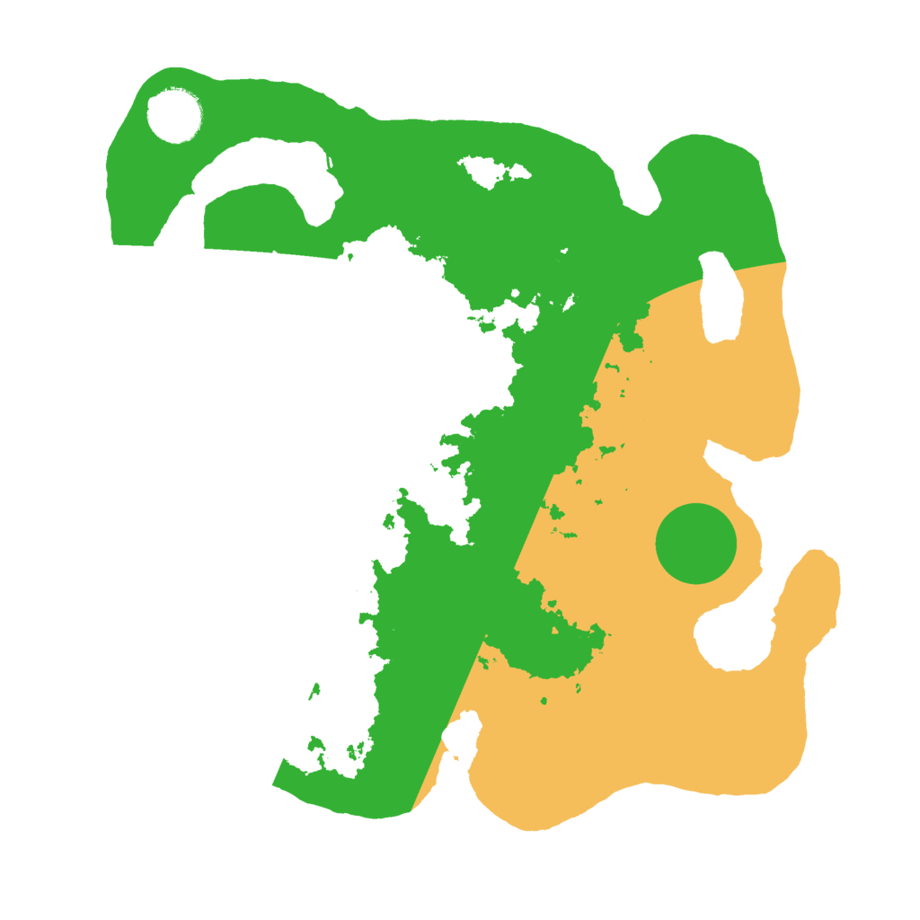 Biome Rust Map: Barren, Size: 3000, Seed: 1585202470