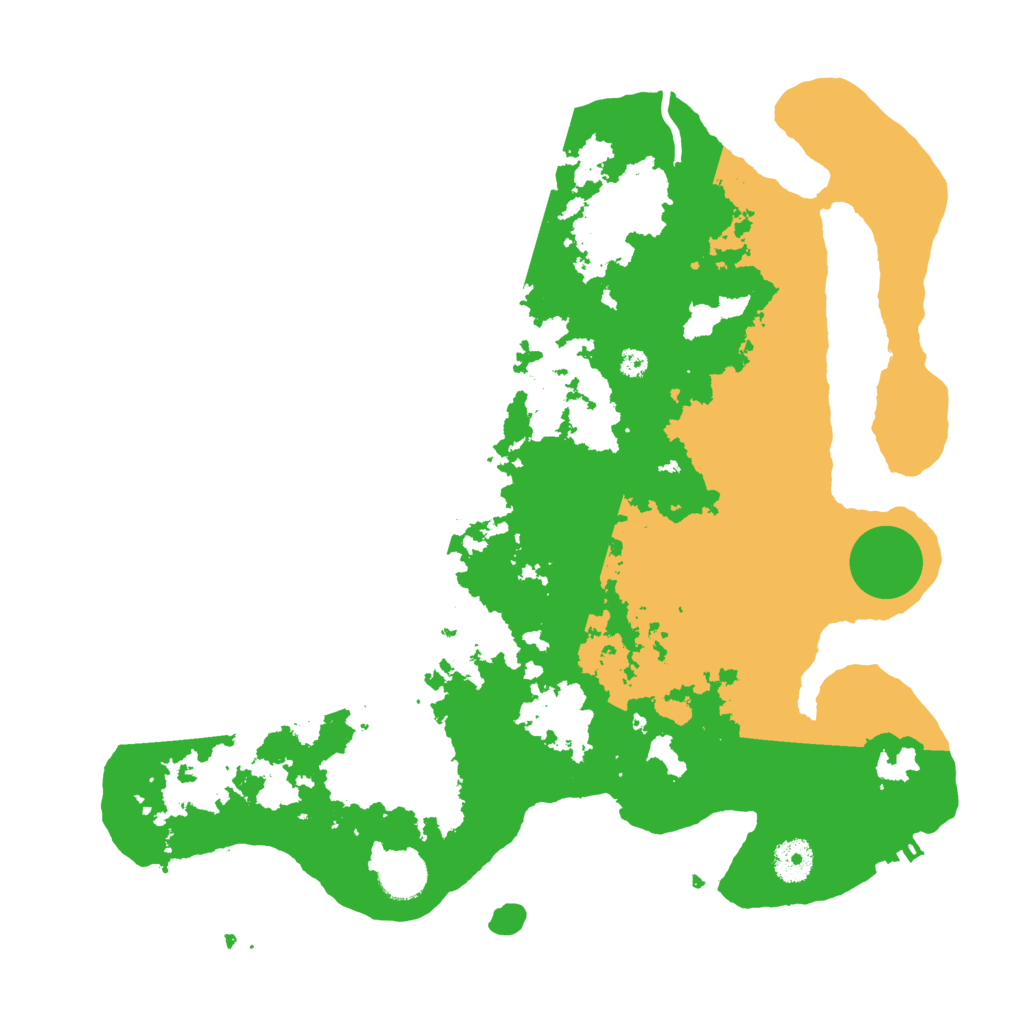 Biome Rust Map: Procedural Map, Size: 3700, Seed: 938328219