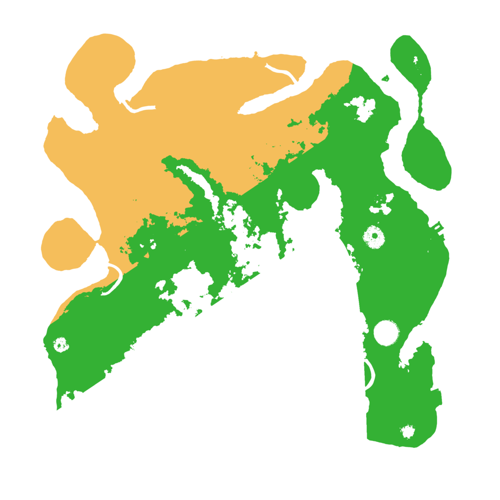 Biome Rust Map: Procedural Map, Size: 3500, Seed: 326241977