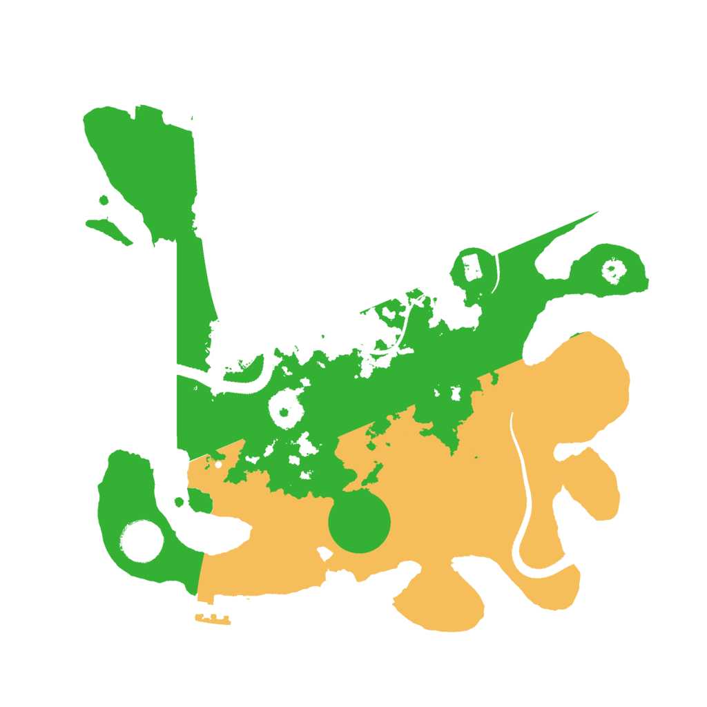 Biome Rust Map: Procedural Map, Size: 3000, Seed: 130775368