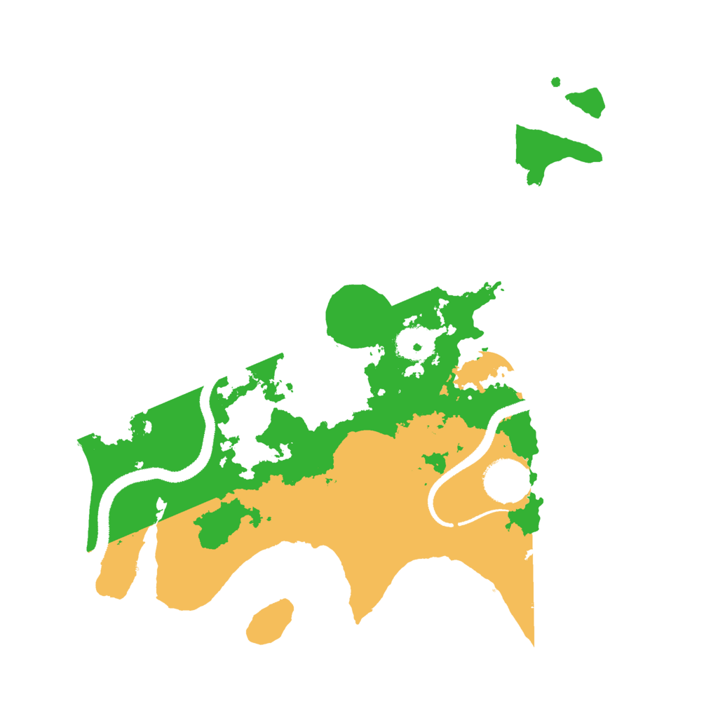 Biome Rust Map: Procedural Map, Size: 3000, Seed: 775371025