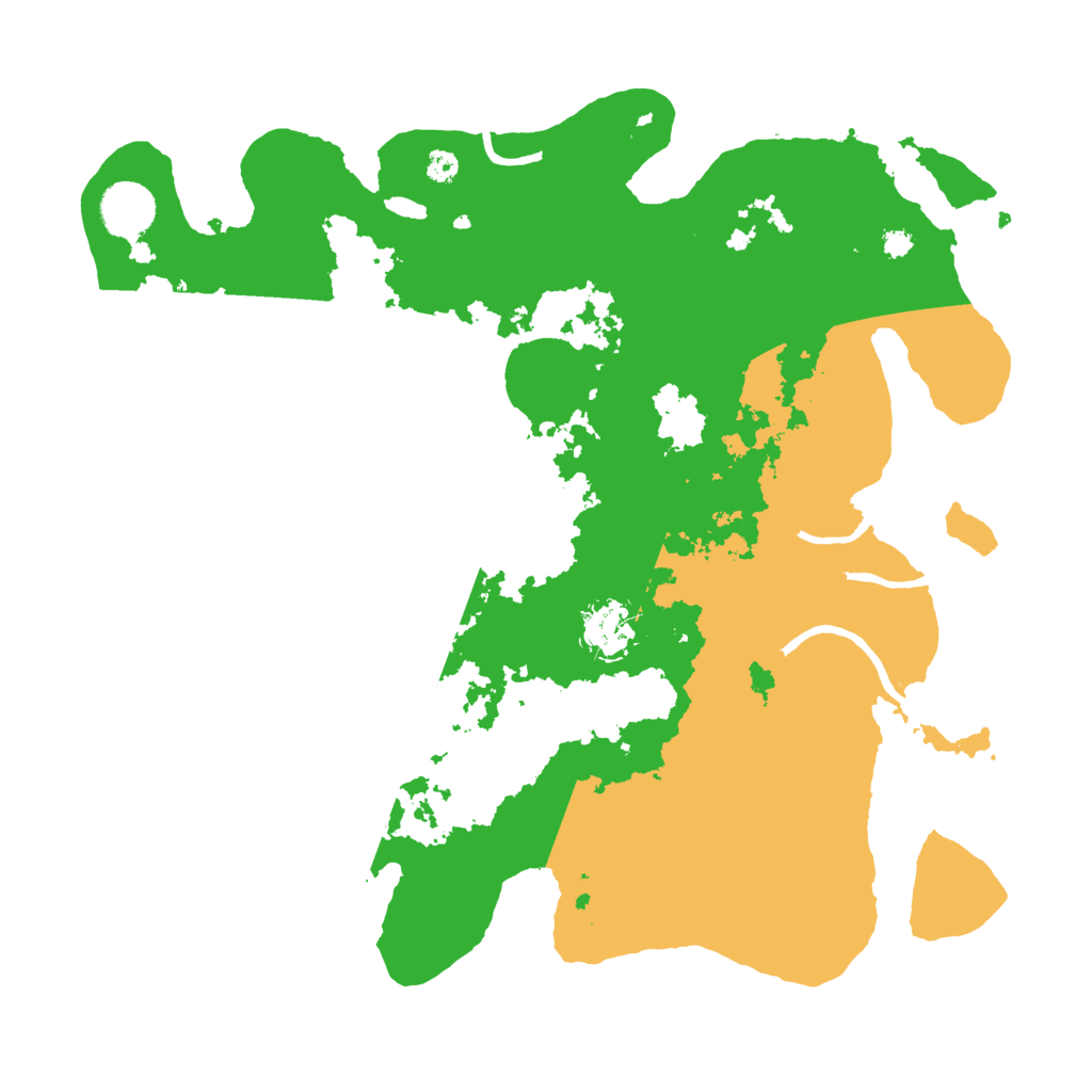 Biome Rust Map: Procedural Map, Size: 3500, Seed: 379839600