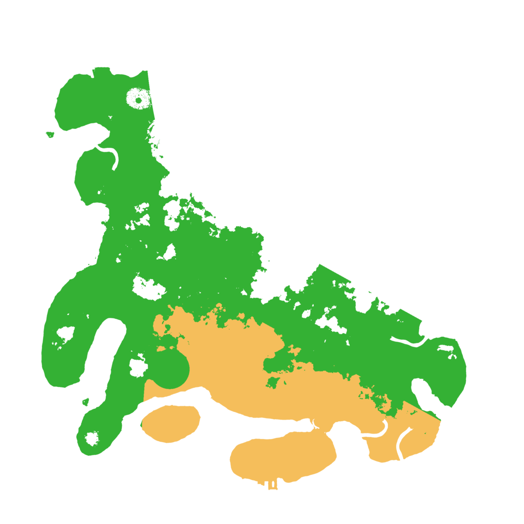 Biome Rust Map: Procedural Map, Size: 3500, Seed: 89669313
