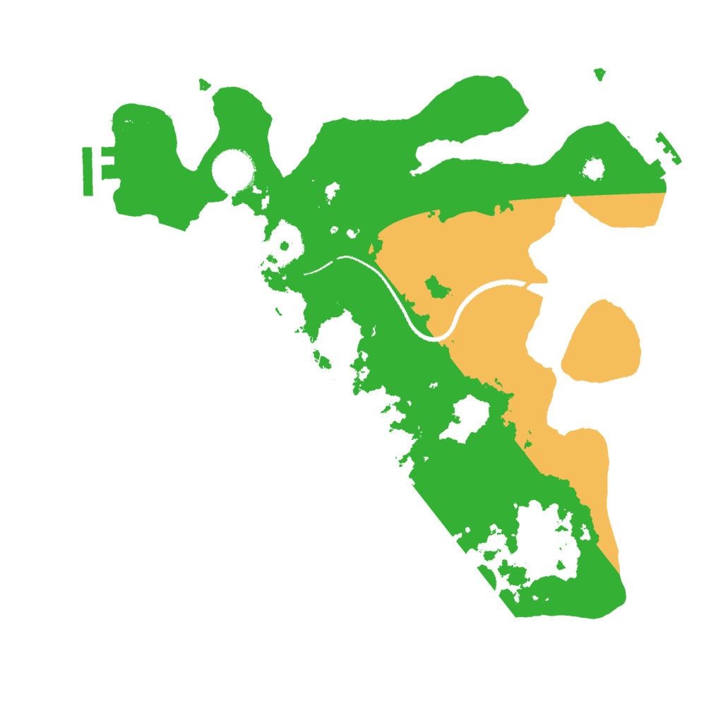 Biome Rust Map: Procedural Map, Size: 3000, Seed: 95423950