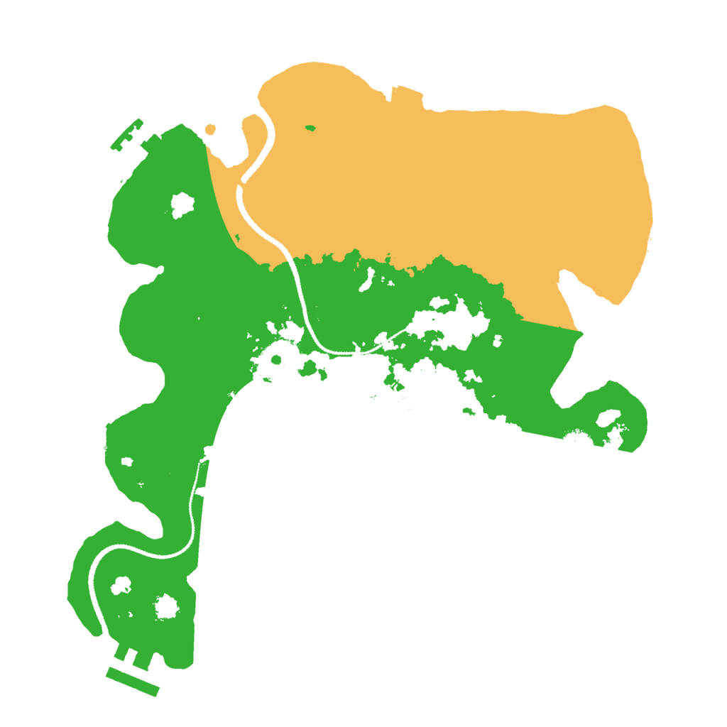 Biome Rust Map: Procedural Map, Size: 2700, Seed: 47